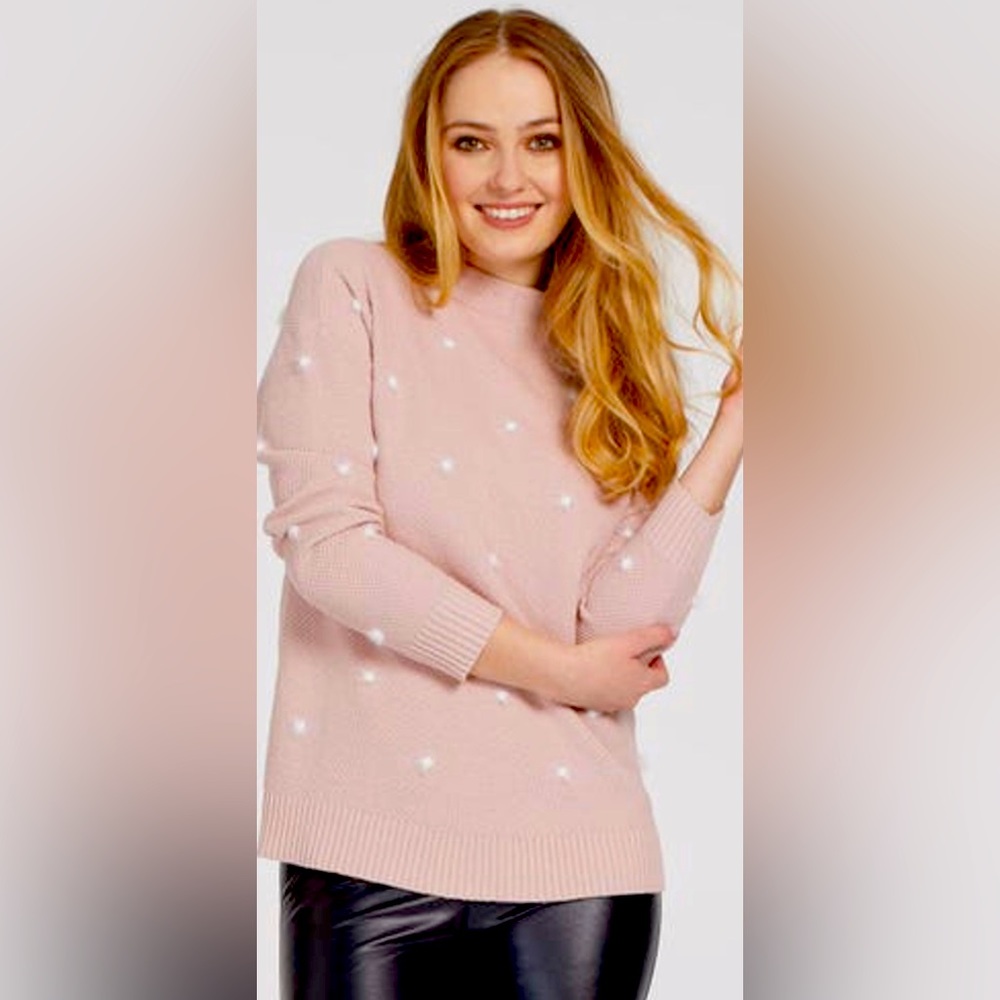 Tribal Jeans Dusty Rose Pink Sweater